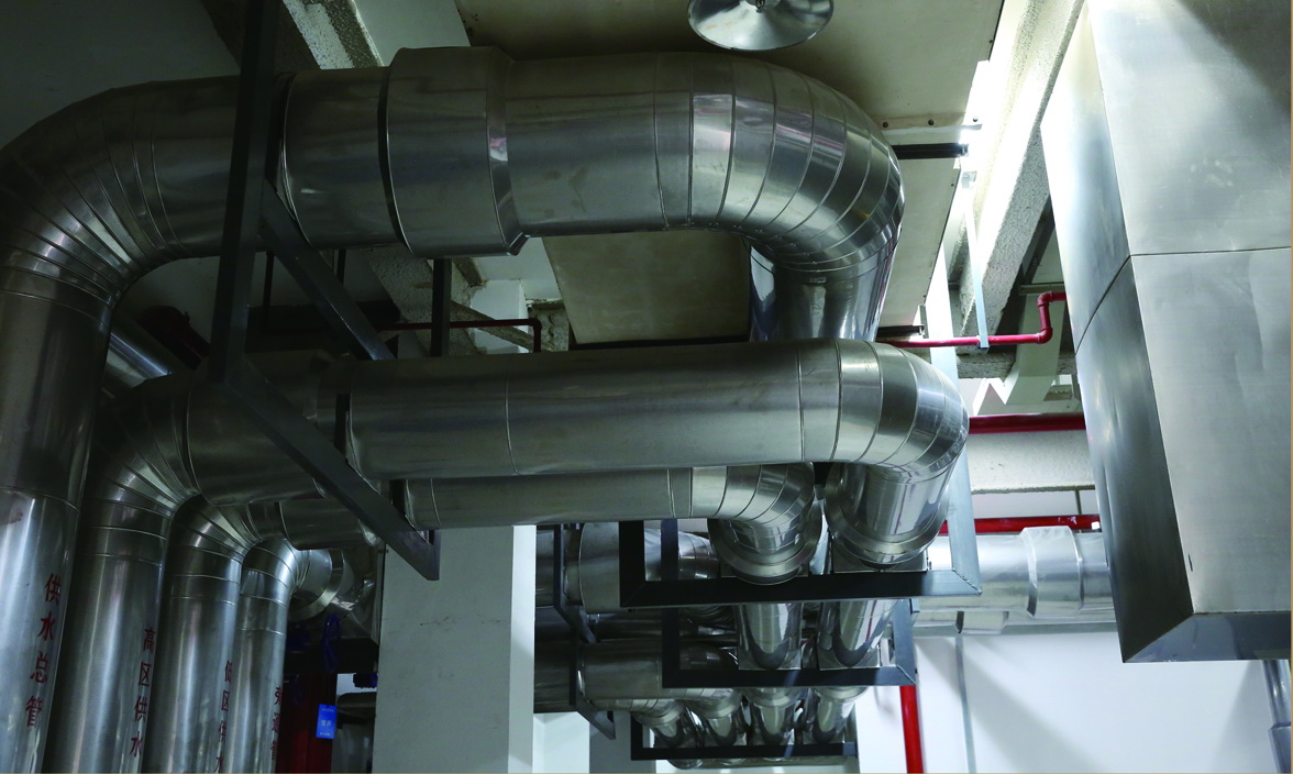 蕪湖時代金融中心空調(diào)機房設備、管道安裝